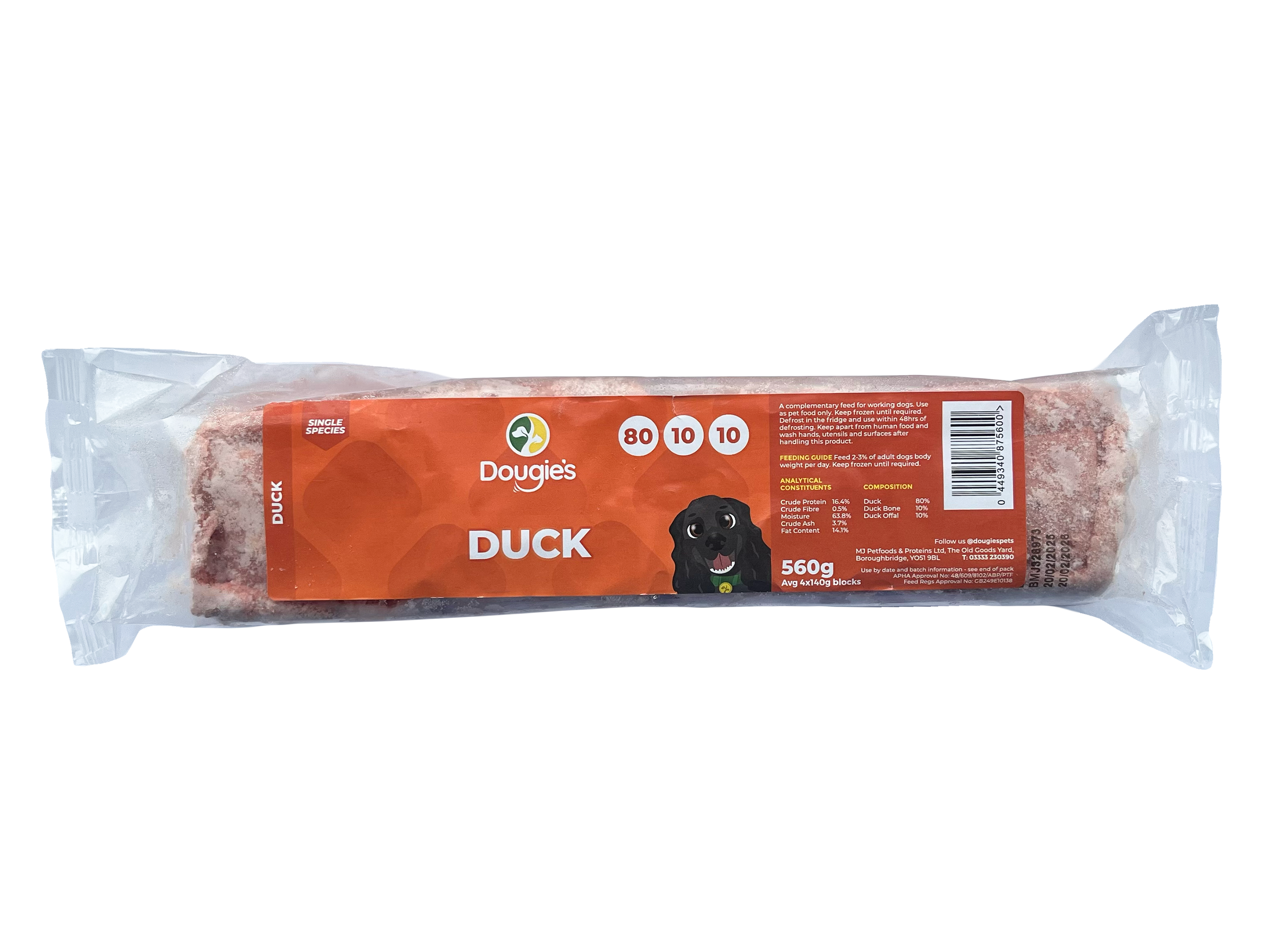Dougies Raw Duck 80-10-10